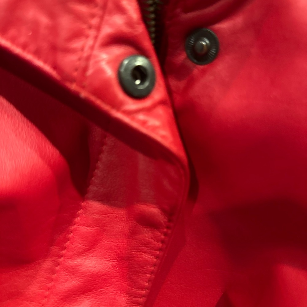 Red Leather Jacket - Picture 9 of 11